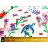 Tissu petit prix : Némo et tortues sous l'océan - coton OekoTex