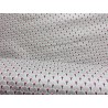 Tissu Eventails argentées glitter et rose  - Coton OekoTex
