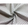 Tissu Eventails argentées glitter et rose  - Coton OekoTex