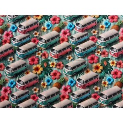Tissu effet 3D Van - Coton OekoTex