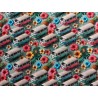Tissu effet 3D Van - Coton OekoTex
