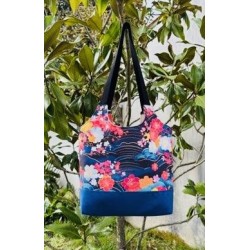Coupon-patron Sac Marcel Viny DiY Ginkgo - Bachette 100% coton