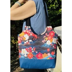 Coupon-patron Sac Marcel Viny DiY Graou léopard - Bachette 100% coton