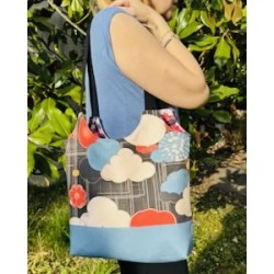 Coupon-patron Sac Marcel Viny DiY Graou léopard - Bachette 100% coton