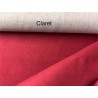 Velours ras d'ameublement Endurance Rouge Claret
