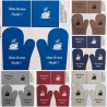 Coupon-patron Viny DiY Kit cuisine "Viens là mon poulet" - Bachette 100% coton