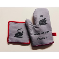 Coupon-patron Viny DiY Kit cuisine "C'est moi le Chef!" - Bachette 100% coton