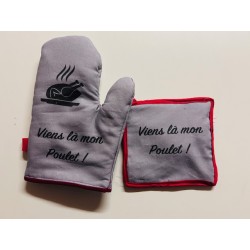 Coupon-patron Viny DiY Kit cuisine "C'est moi le Chef!" - Bachette 100% coton