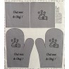 Coupon-patron Viny DiY Kit cuisine "C'est moi le Chef!" - Bachette 100% coton