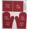 Coupon-patron Viny DiY Kit cuisine "C'est moi le Chef!" - Bachette 100% coton