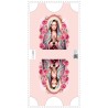 Précommande Coupon-patron Sac Marcel Viny DiY Marie 1 fond rose - Bachette 100% coton - Expédition estimée 28 juin