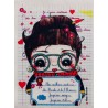 Coupon Petite Biounette Maîtresse - Velours - 15cm*10cm