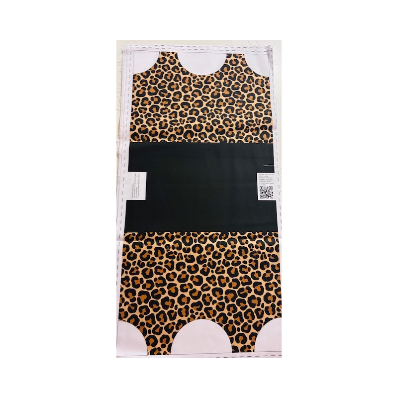 Coupon-patron Sac Marcel Viny DiY Graou léopard - Bachette 100% coton
