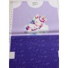 Coupon-patron Sac Marcel Enfant Viny DiY Licorne 2 fond lilas - Bachette 100% coton