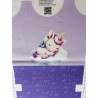 Coupon-patron Sac Marcel Enfant Viny DiY Licorne 2 fond lilas - Bachette 100% coton