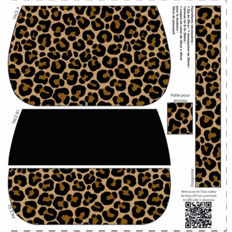 Précommande Coupon-patron Pochette Yzy par Viny DiY GRAOU léopard - Coupon seul ou Kit complet - Expédition estimée 21 juillet Précommande Coupon-patron Pochette Yzy par Viny DiY GRAOU léopard - Coupon seul ou Kit complet - Expédition estimée 21 juillet