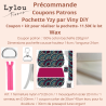 Précommande Coupon-patron Pochette Yzy Viny DiY Wax - Coupon seul ou Kit - Expédition 21/07