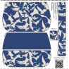Précommande Coupon-patron Pochette Yzy Viny DiY Oiseaux bleus - Coupon seul ou Kit - Expédition 21/07