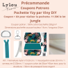 Précommande Coupon-patron Pochette Yzy Viny DiY Jungle - Coupon seul ou Kit - Expédition 21/07