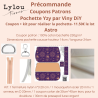 Précommande Coupon-patron Pochette Yzy Viny DiY Astro - Coupon seul ou Kit - Expédition 21/07