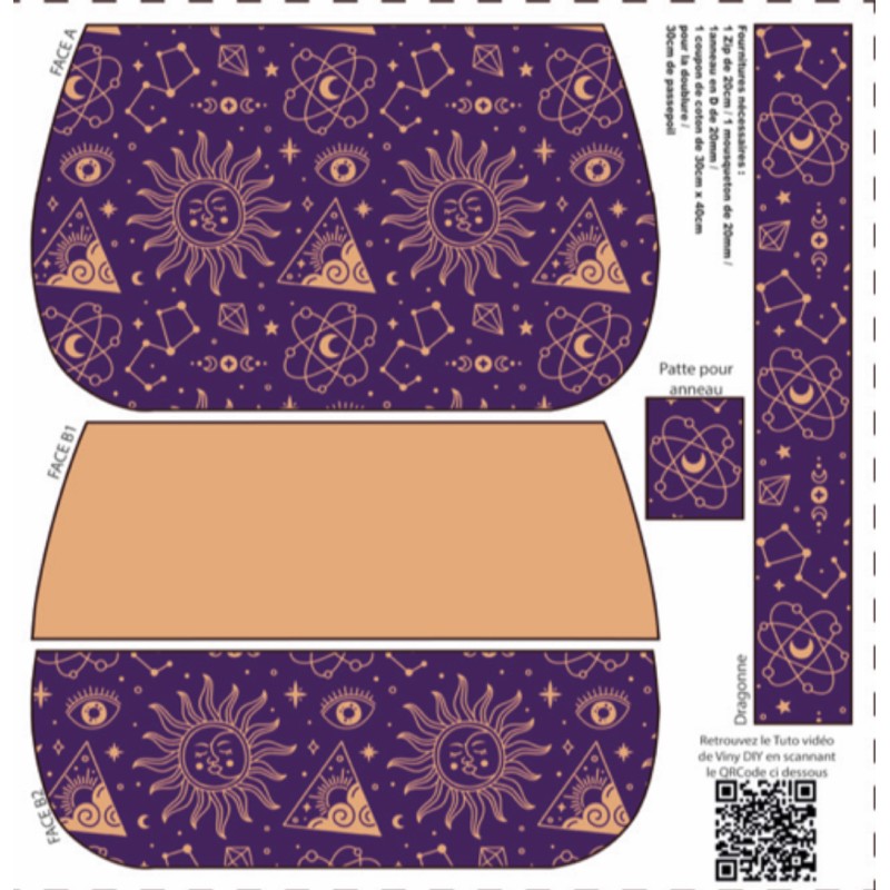 Précommande Coupon-patron Pochette Yzy Viny DiY Astro - Coupon seul ou Kit - Expédition 21/07 Précommande Coupon-patron Pochette Yzy Viny DiY Astro - Coupon seul ou Kit - Expédition 21/07