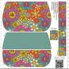 Précommande Coupon-patron Pochette Yzy Viny DiY Flower Power - Coupon seul ou Kit - Expédition 21/07