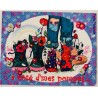 Coupon Petite Biounette A côté de mes pompes - Velours - 10cm*15cm