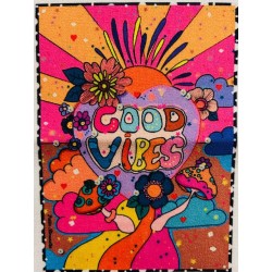 Coupon Petite Biounette Good Vives - Velours - 15cm*10cm
