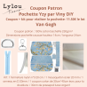 Kit complet Coupon-patron Pochette Yzy par Viny DiY Van Gogh