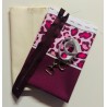 Kit complet Coupon-patron Pochette Yzy par Viny DiY Graou Léopard rose