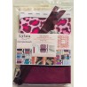 Kit complet Coupon-patron Pochette Yzy par Viny DiY Graou Léopard rose