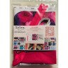 Kit complet Coupon-patron Pochette Yzy par Viny DiY Fleurs roses