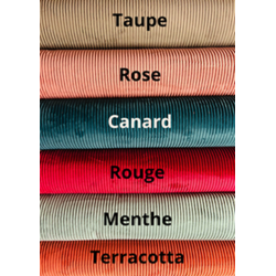 Velours côtelés Futé - 6 coloris disponibles.