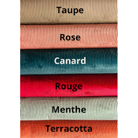 Velours côtelés Futé - 6 coloris disponibles.