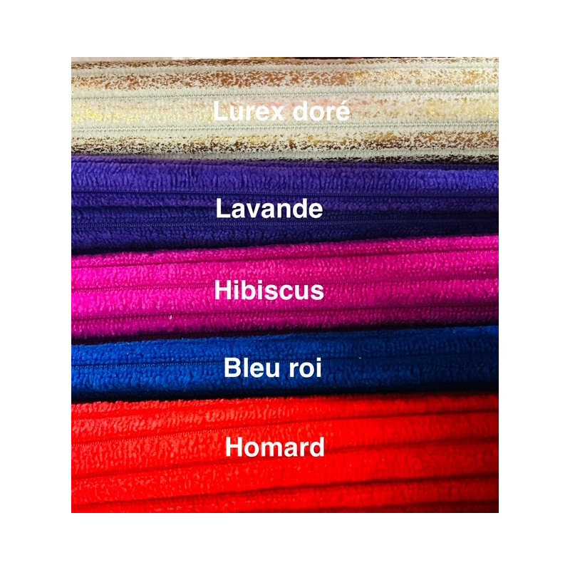 Velours côtelés Huggy - 5 coloris disponibles.
