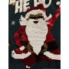 Panneau French terry pull de Noël avec sequins