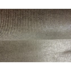 Nouveautés 2026 : Velours côtelés Huggy - 2 coloris disponibles Lurex argenté et Aubergine