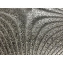 Nouveautés 2026 : Velours côtelés Huggy - 2 coloris disponibles Lurex argenté et Aubergine