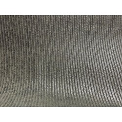 Nouveautés 2026 : Velours côtelés Huggy - 2 coloris disponibles Lurex argenté et Aubergine