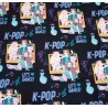 Precommande express, expédition le 30 mars maxi : Popeline de coton K Pop - 100% Oekotex Coton