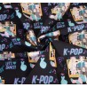 Precommande express, expédition le 30 mars maxi : Popeline de coton K Pop - 100% Oekotex Coton