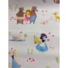 Contes et princesses sur fond blanc - Coton OekoTex