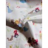 Contes et princesses sur fond blanc - Coton OekoTex