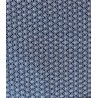 Tissu Saki blanc fond bleu indigo - Coton OekoTex