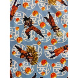 Popeline de coton licence Dragon Ball Z - 100% Coton Oekotex