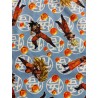 Popeline de coton licence Dragon Ball Z - 100% Coton Oekotex