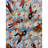 Popeline de coton licence Dragon Ball Z - 100% Coton Oekotex