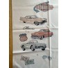 Panneau polyester imperméable 50 cm * 100 cm : Route 66 grands motifs fond blanc