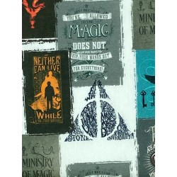 Licence Harry Potter Posters - Coton OekoTex