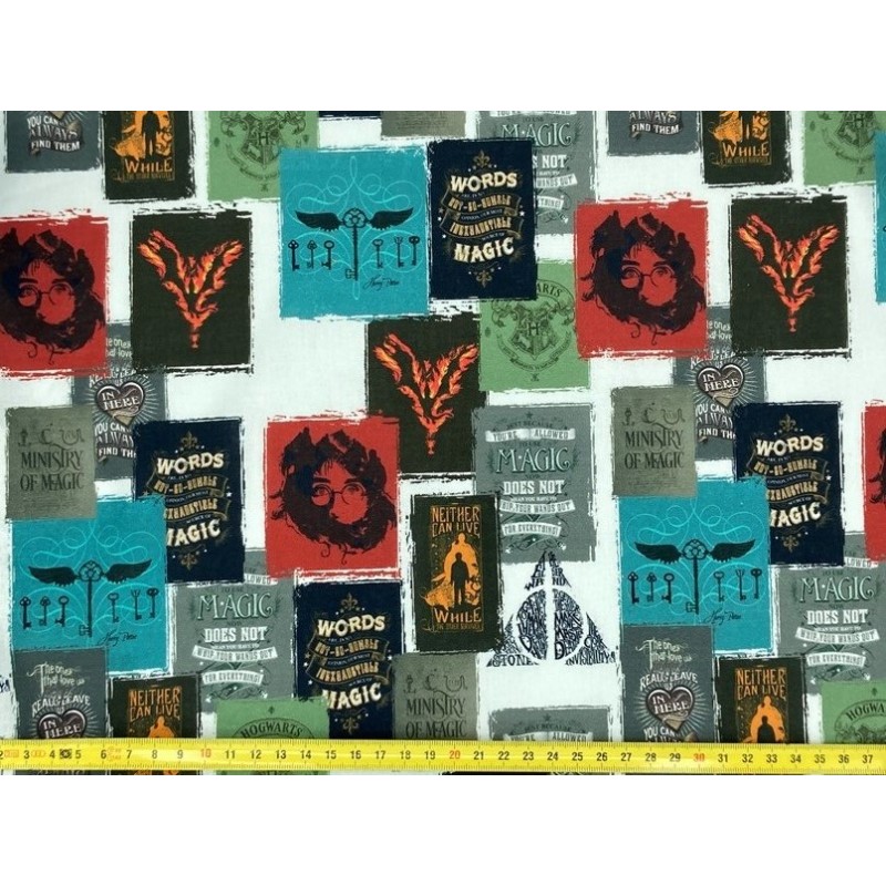 Tissu HARRY POTTER, tissus en coton, tissus au mètre, 100% coton